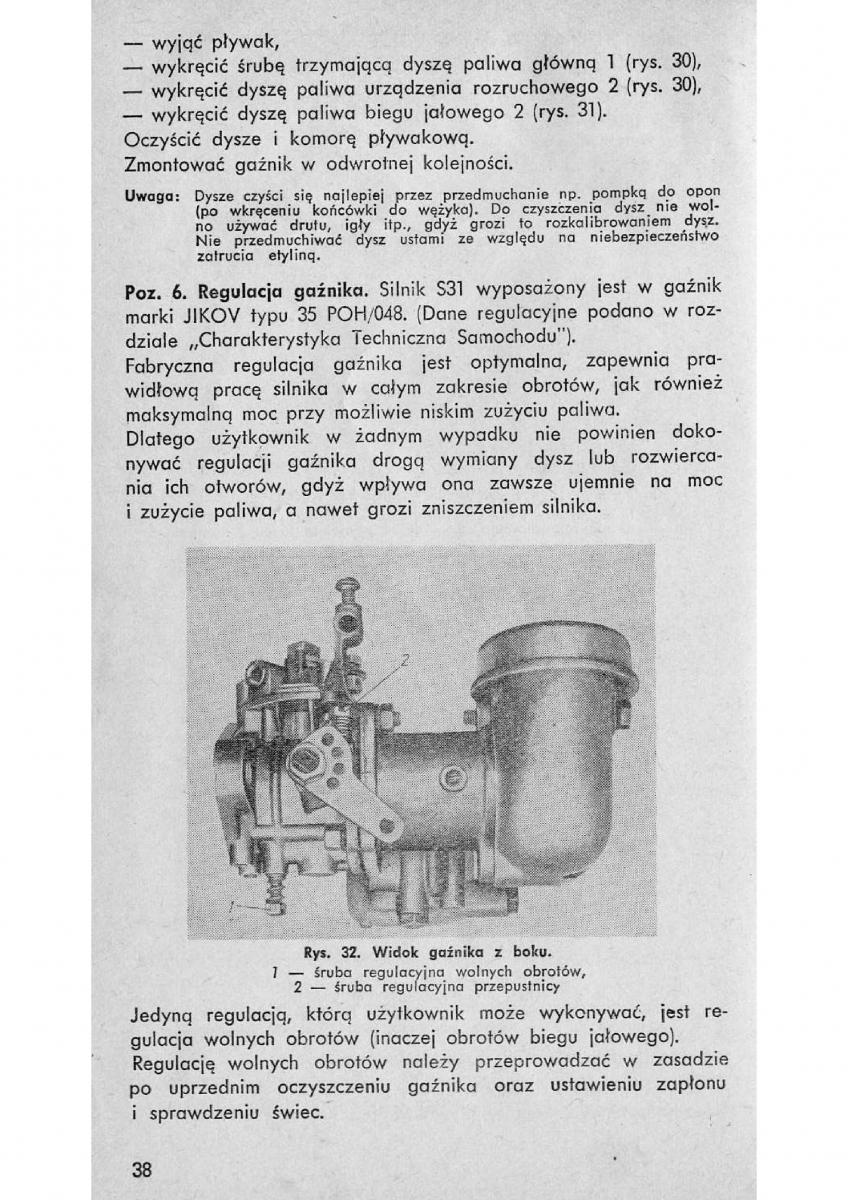 Syrena 104 instrukcja obslugi / page 39