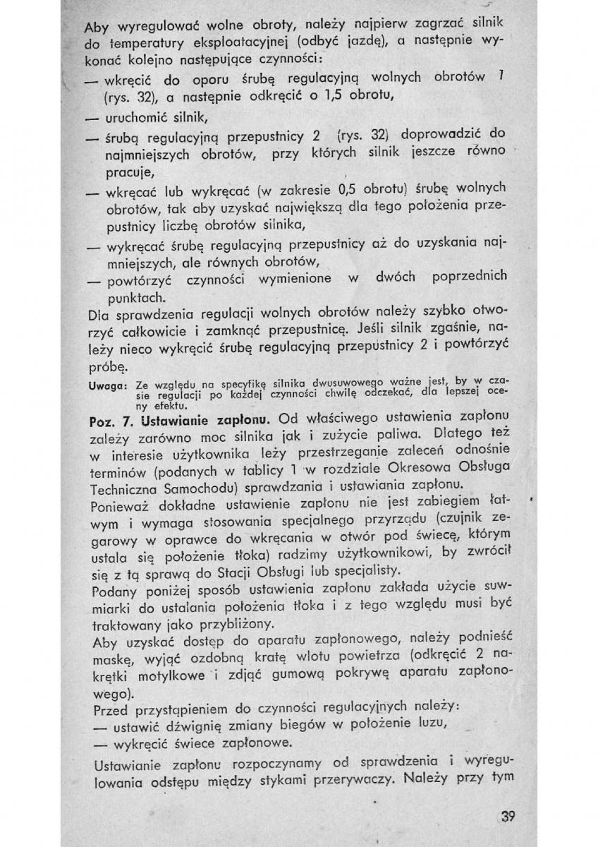 Syrena 104 instrukcja obslugi / page 40