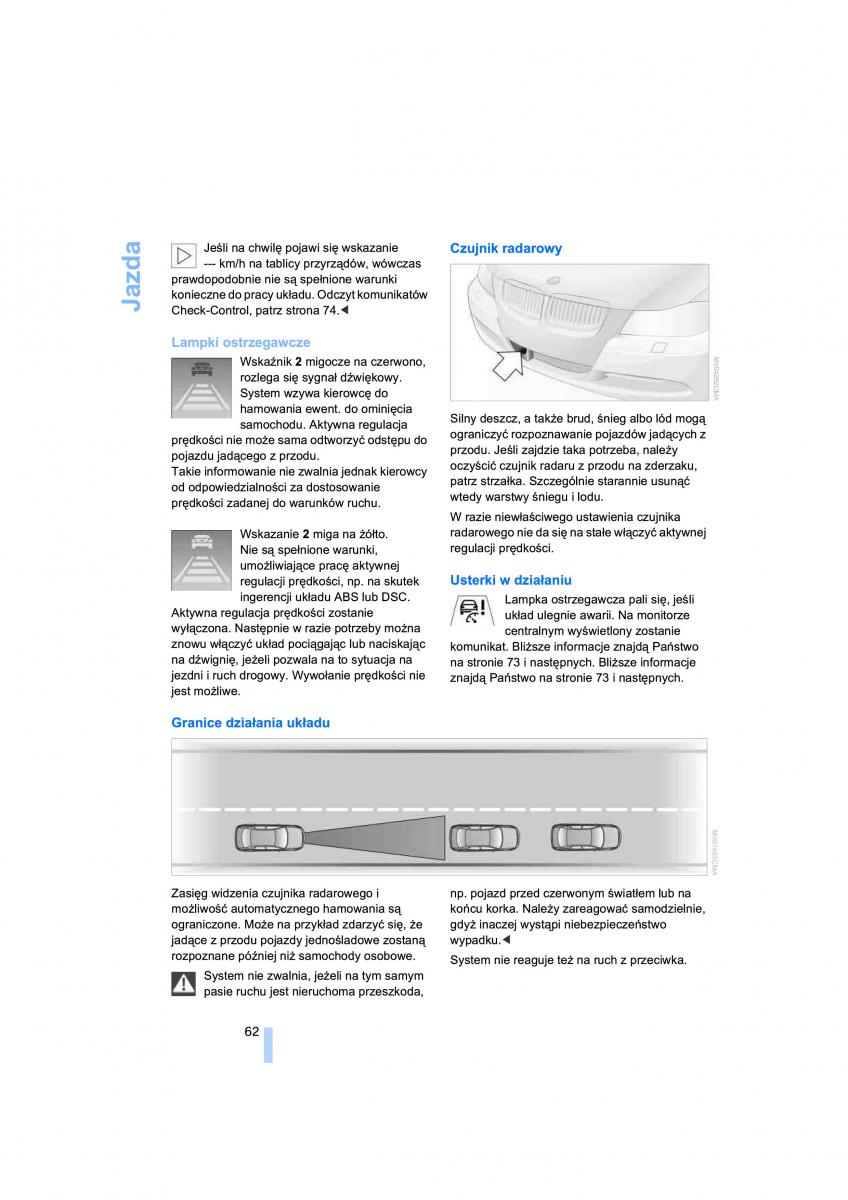 BMW 3 E90 instrukcja obslugi / page 64