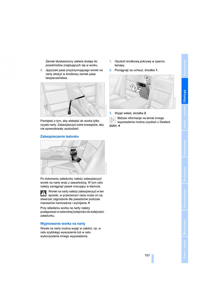 BMW 3 E90 instrukcja obslugi / page 103
