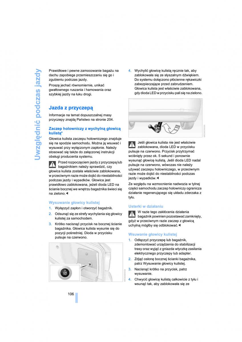 BMW 3 E90 instrukcja obslugi / page 108