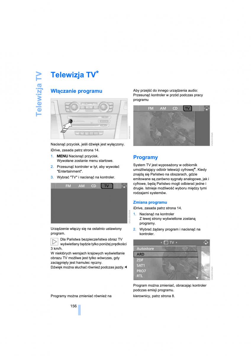 BMW 3 E90 instrukcja obslugi / page 158
