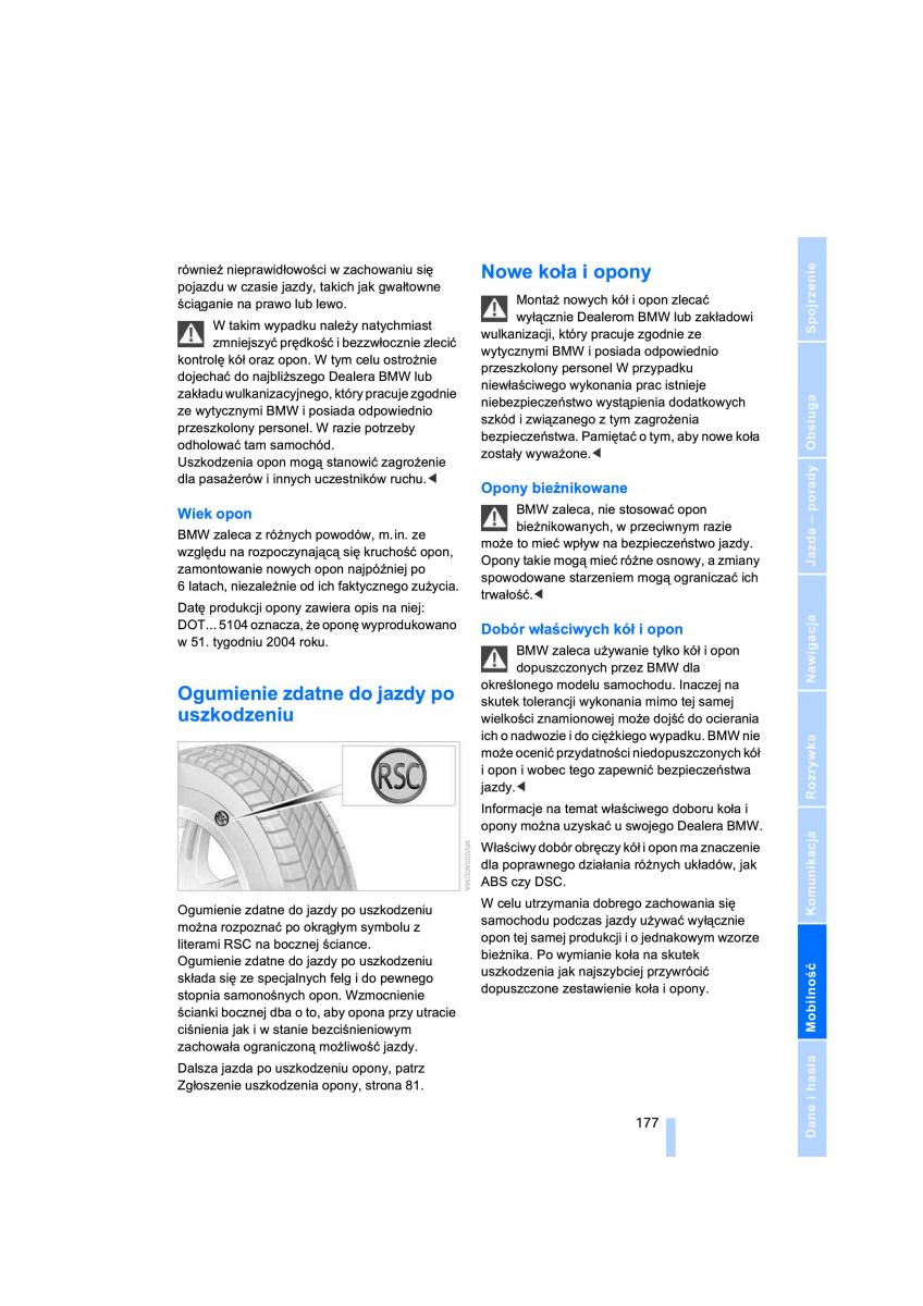 BMW 3 E90 instrukcja obslugi / page 179