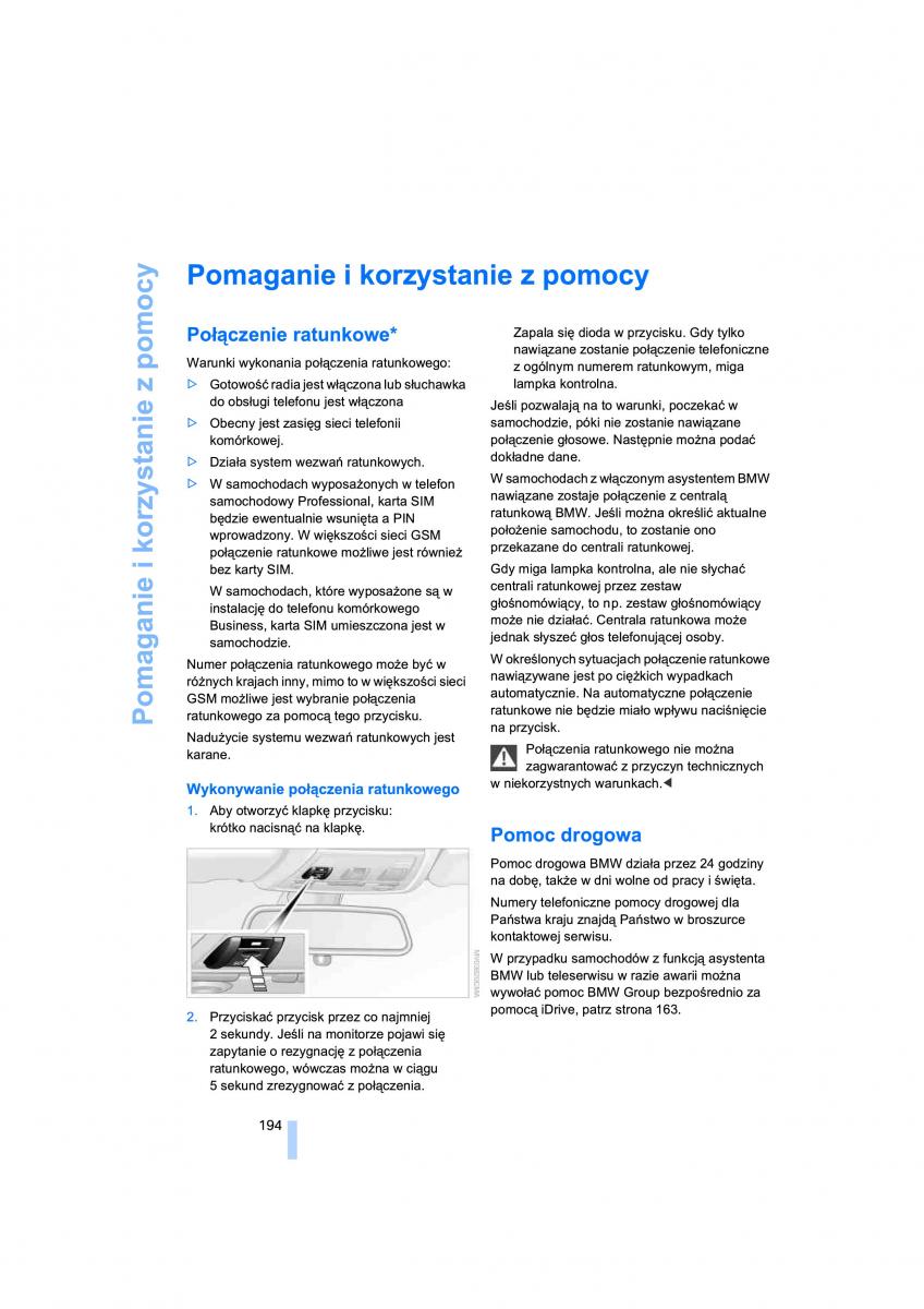 BMW 3 E90 instrukcja obslugi / page 196