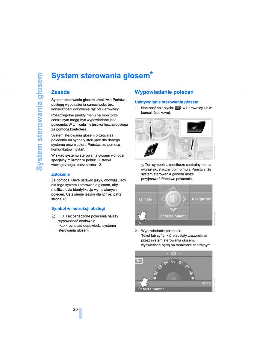 BMW 3 E90 instrukcja obslugi / page 22