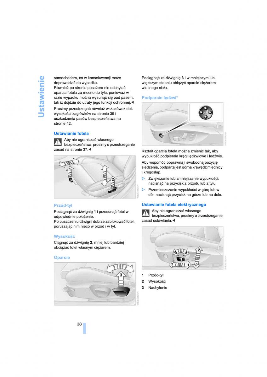 BMW 3 E90 instrukcja obslugi / page 40