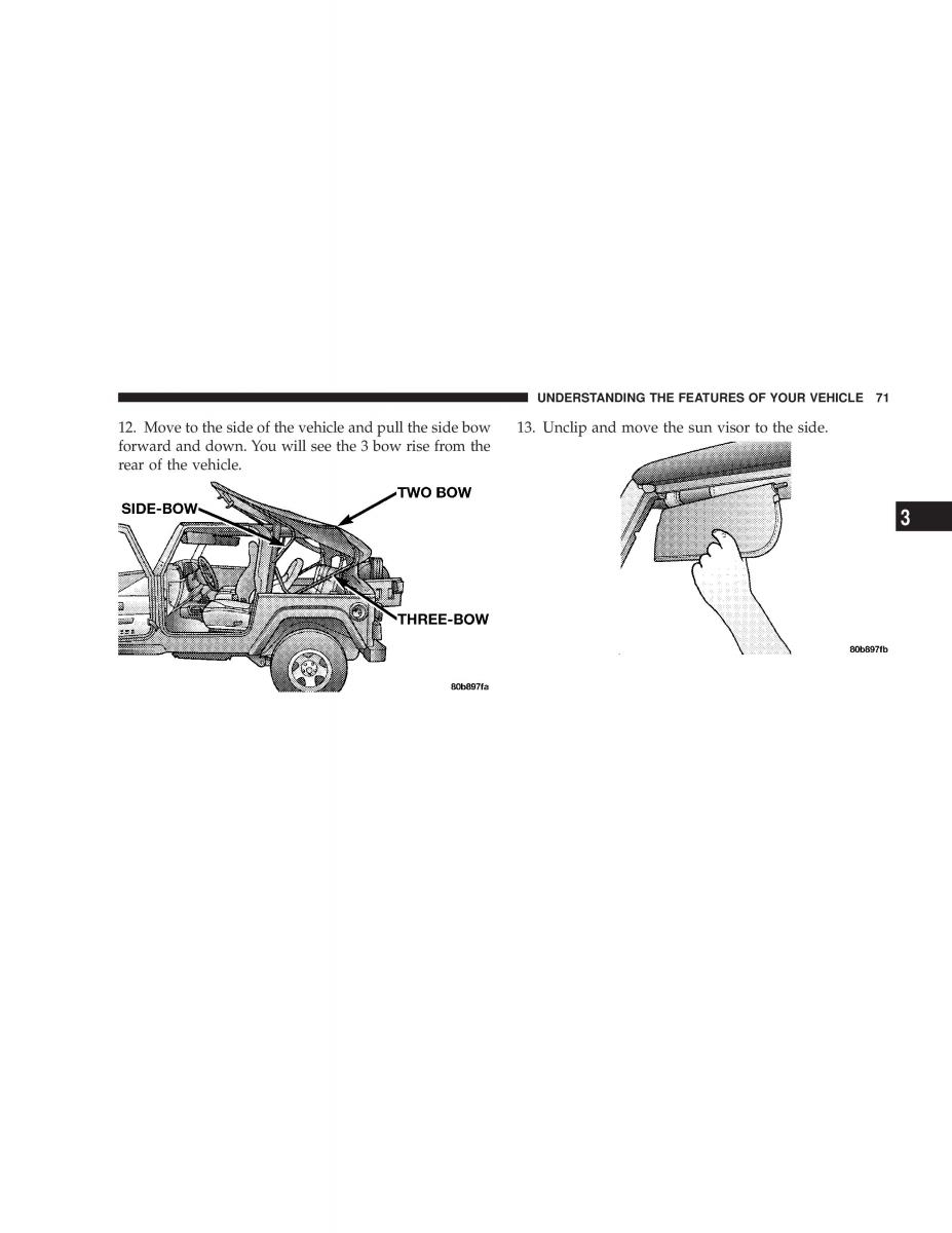 Jeep Wrangler TJ owners manual / page 71