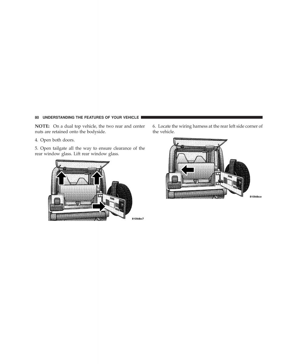 manual  Jeep Wrangler TJ owners manual / page 80