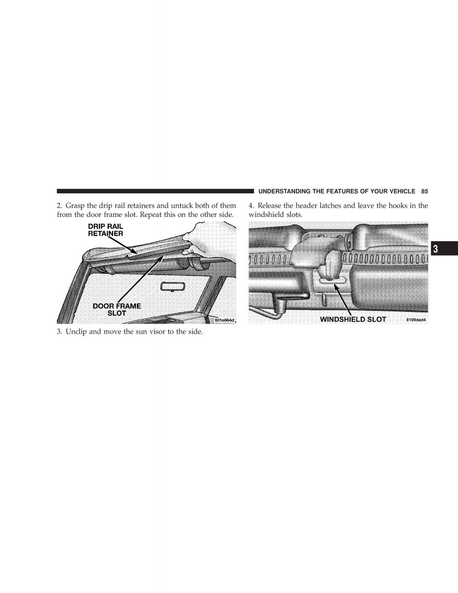 manual  Jeep Wrangler TJ owners manual / page 85