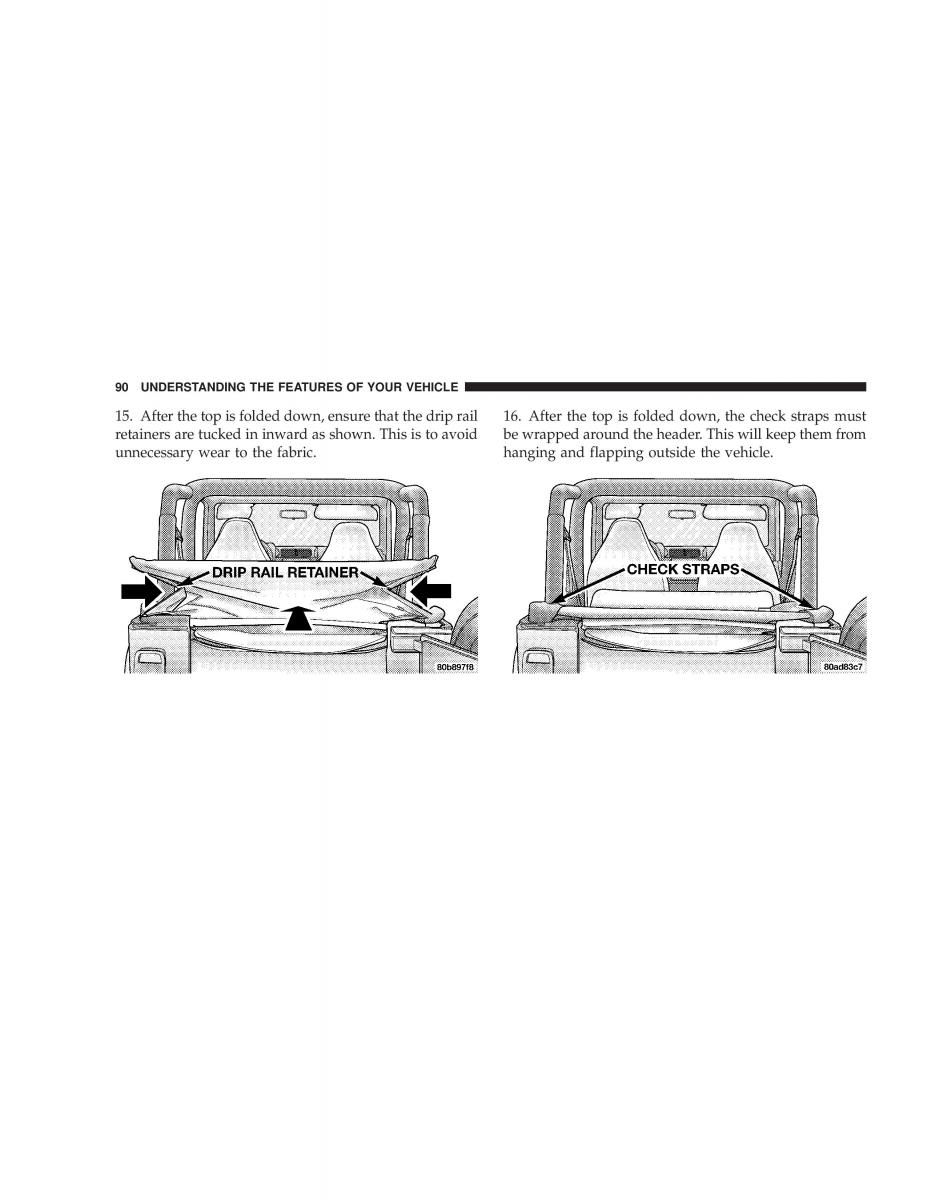 manual  Jeep Wrangler TJ owners manual / page 90