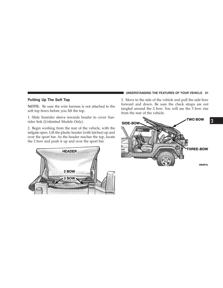 Jeep Wrangler TJ owners manual / page 91