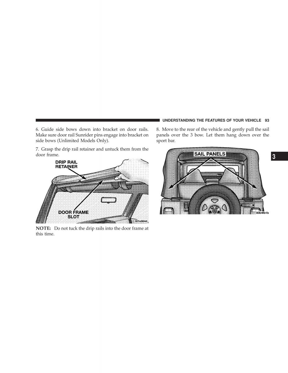 manual  Jeep Wrangler TJ owners manual / page 93