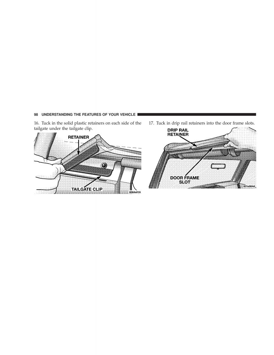 Jeep Wrangler TJ owners manual / page 98