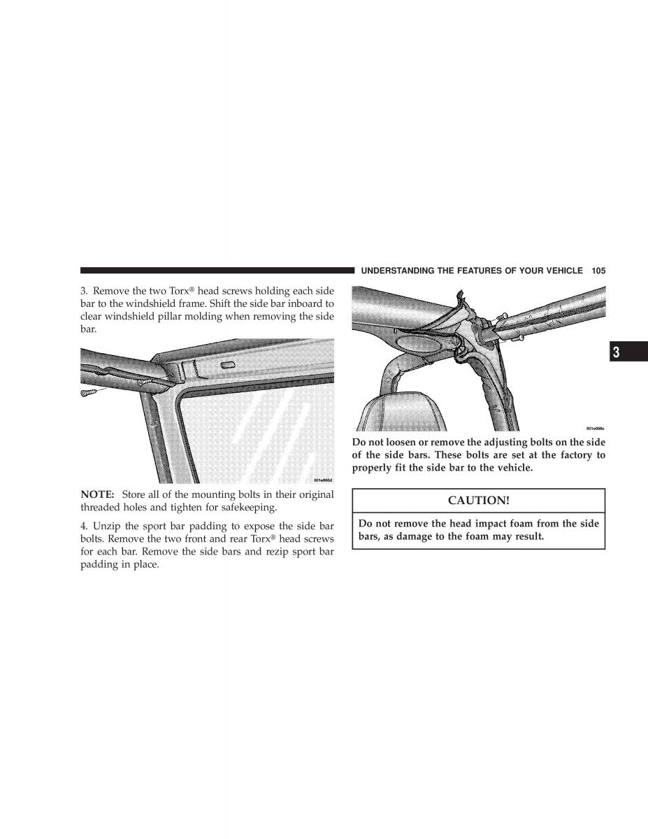 manual  Jeep Wrangler TJ owners manual / page 105