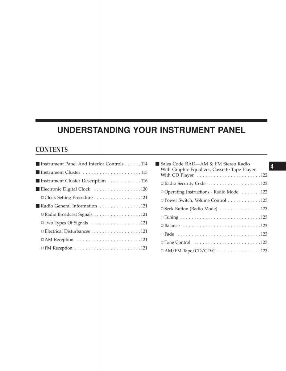 Jeep Wrangler TJ owners manual / page 109