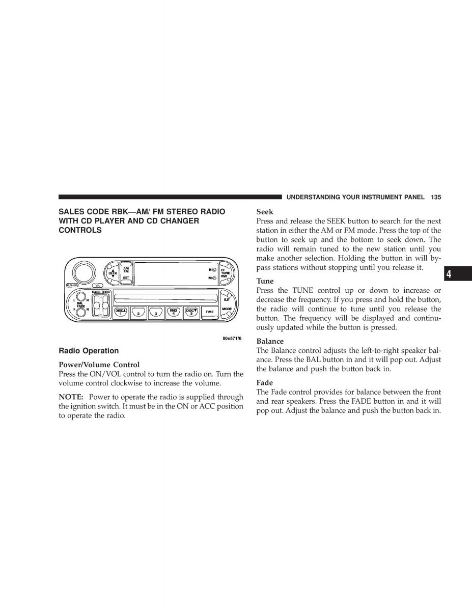 manual  Jeep Wrangler TJ owners manual / page 135