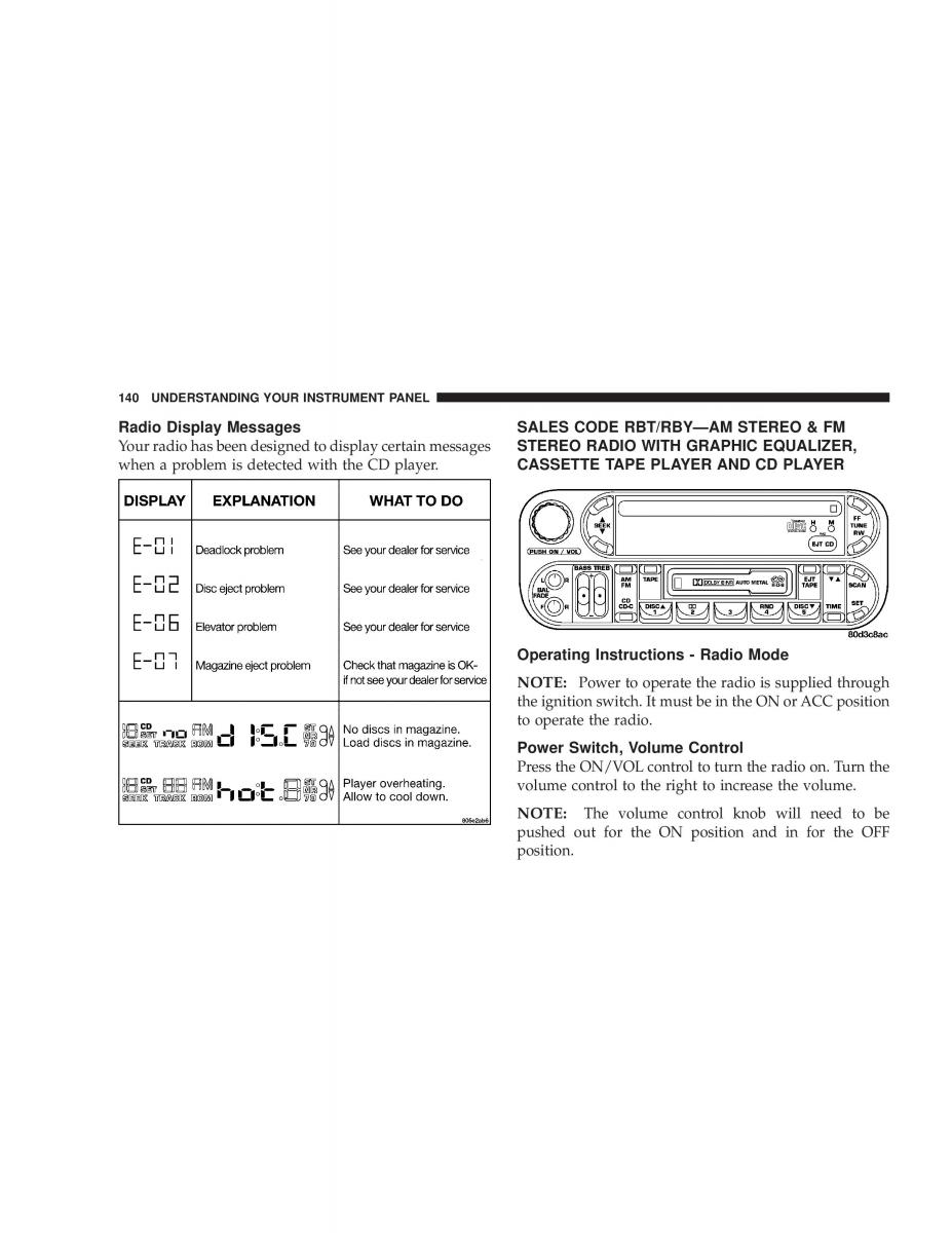 manual  Jeep Wrangler TJ owners manual / page 140