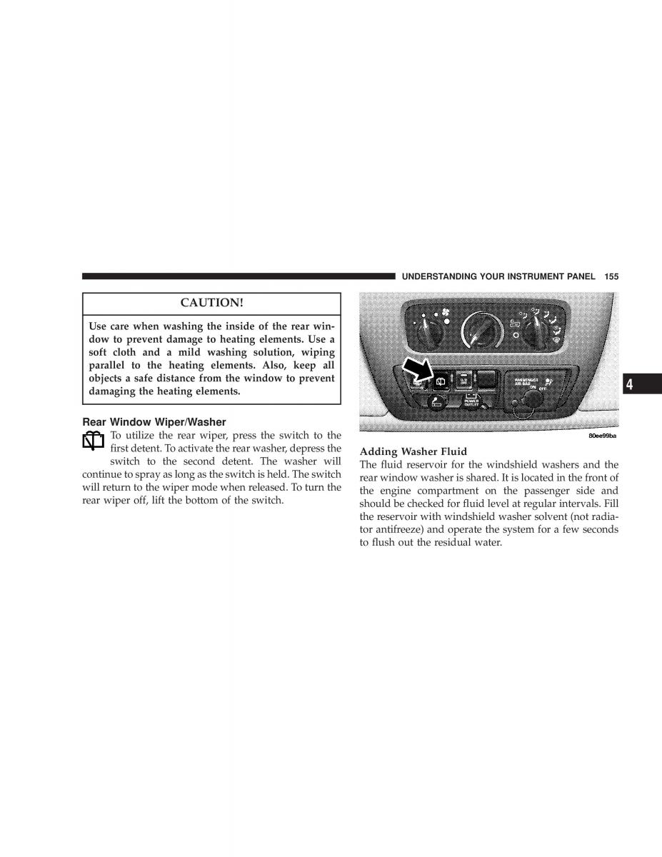 manual  Jeep Wrangler TJ owners manual / page 155