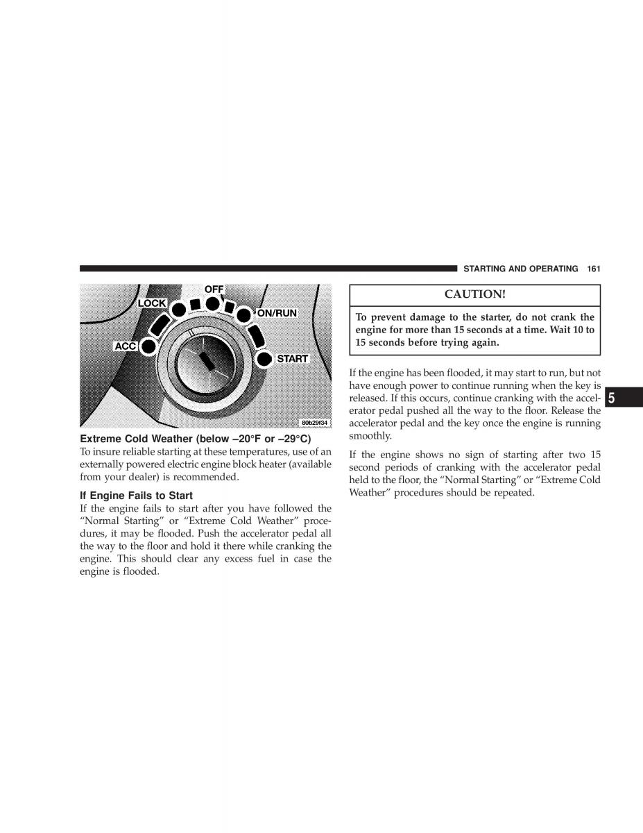 manual  Jeep Wrangler TJ owners manual / page 161