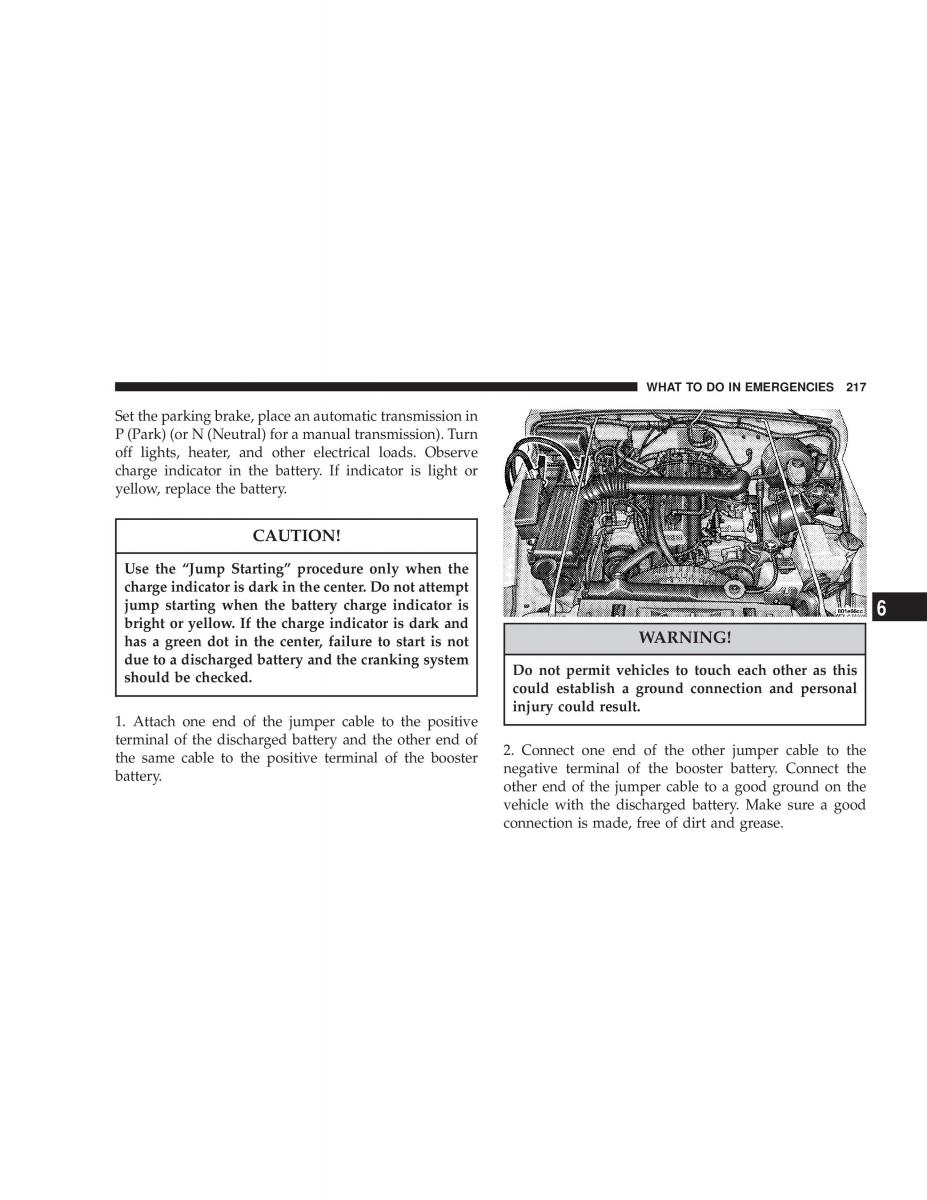 manual  Jeep Wrangler TJ owners manual / page 217