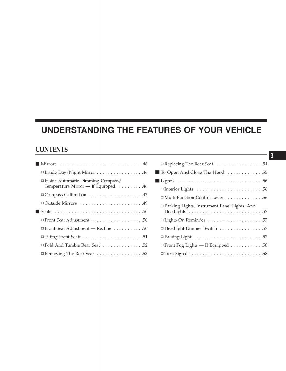 manual  Jeep Wrangler TJ owners manual / page 43