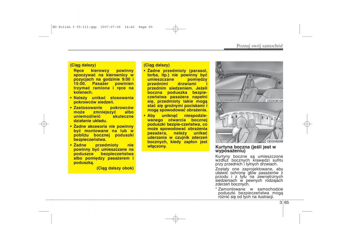 Kia Ceed I instrukcja obslugi / page 72