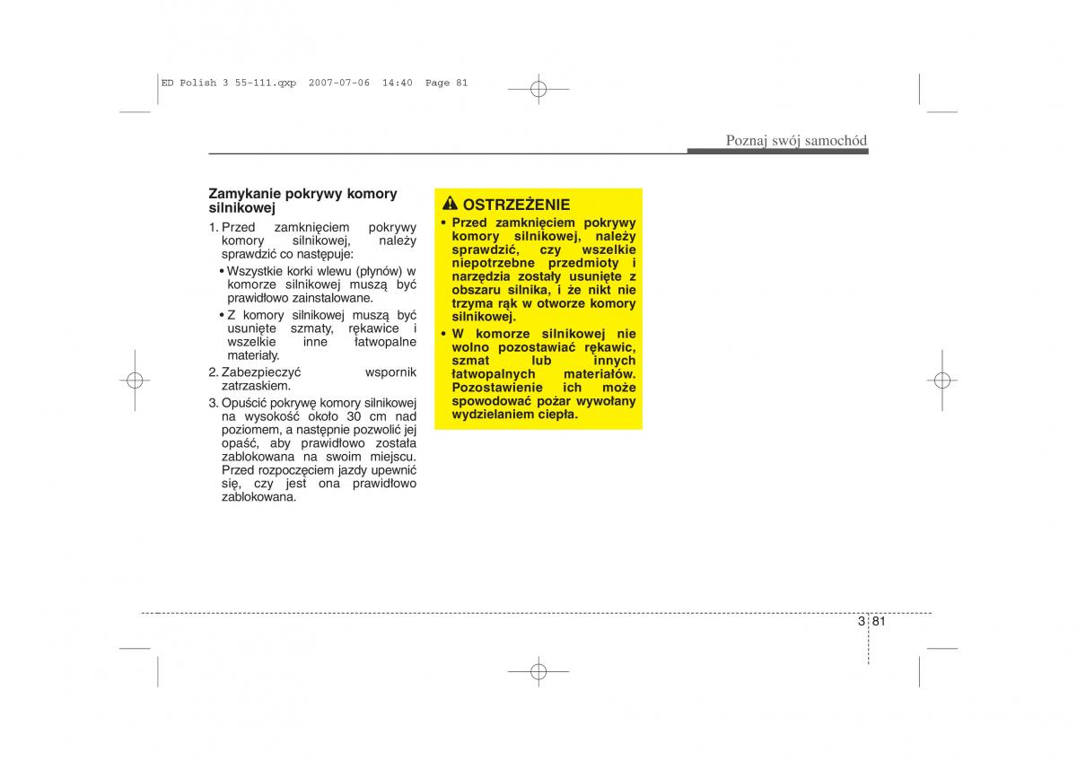 Kia Ceed I instrukcja obslugi / page 88