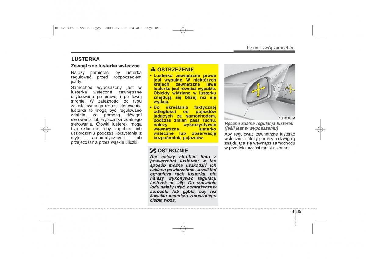 Kia Ceed I instrukcja obslugi / page 92