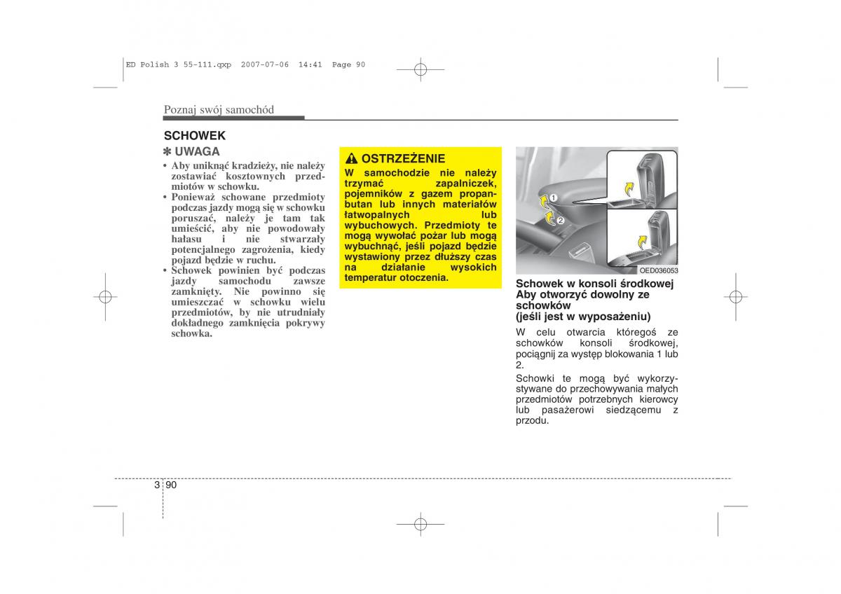 Kia Ceed I instrukcja obslugi / page 97