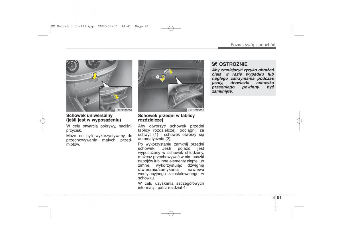 Kia Ceed I instrukcja obslugi / page 98