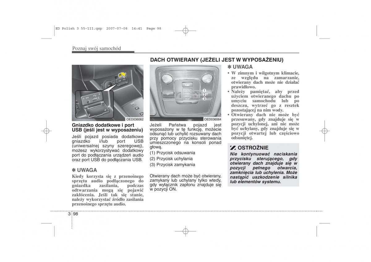 Kia Ceed I instrukcja obslugi / page 105