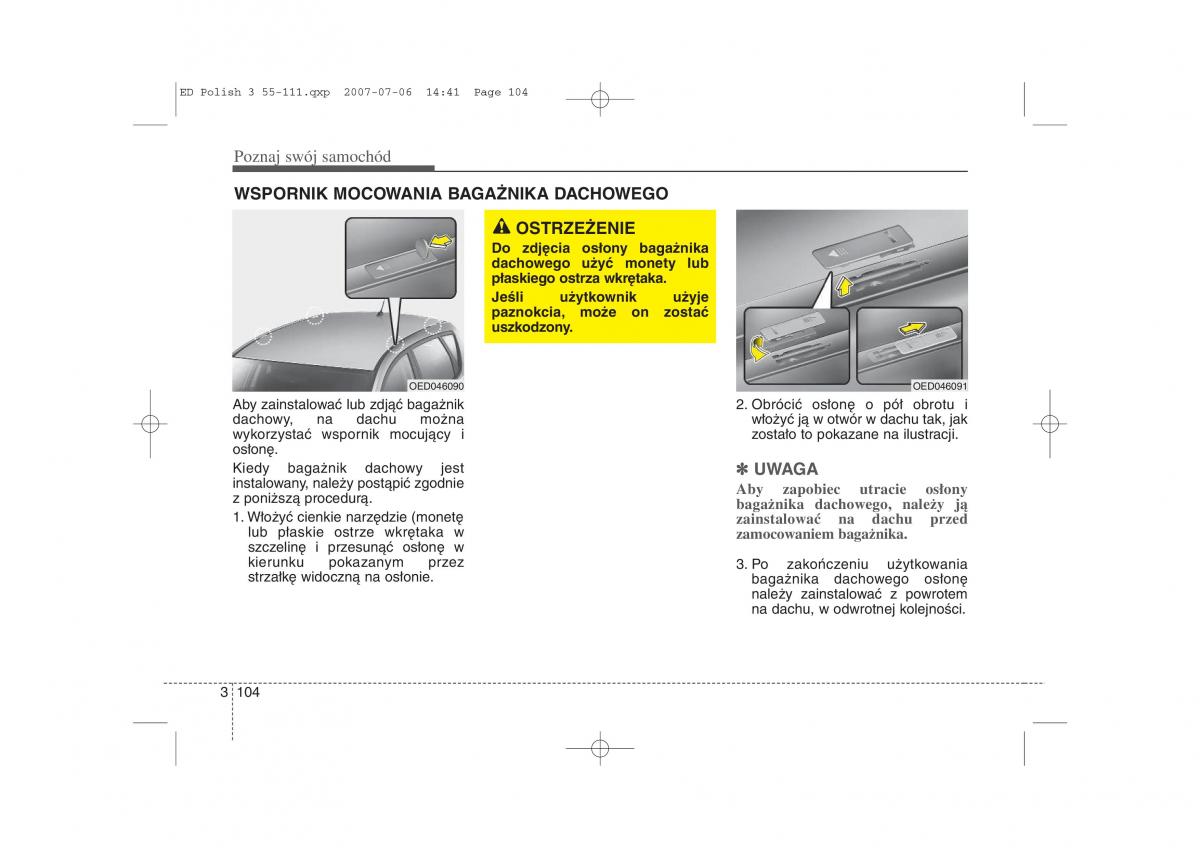 Kia Ceed I instrukcja obslugi / page 111