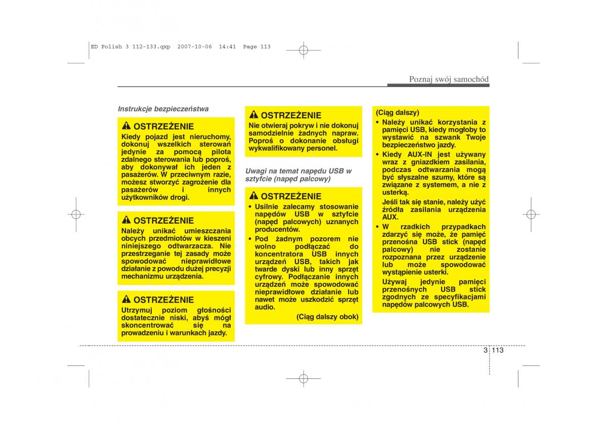 Kia Ceed I instrukcja obslugi / page 120