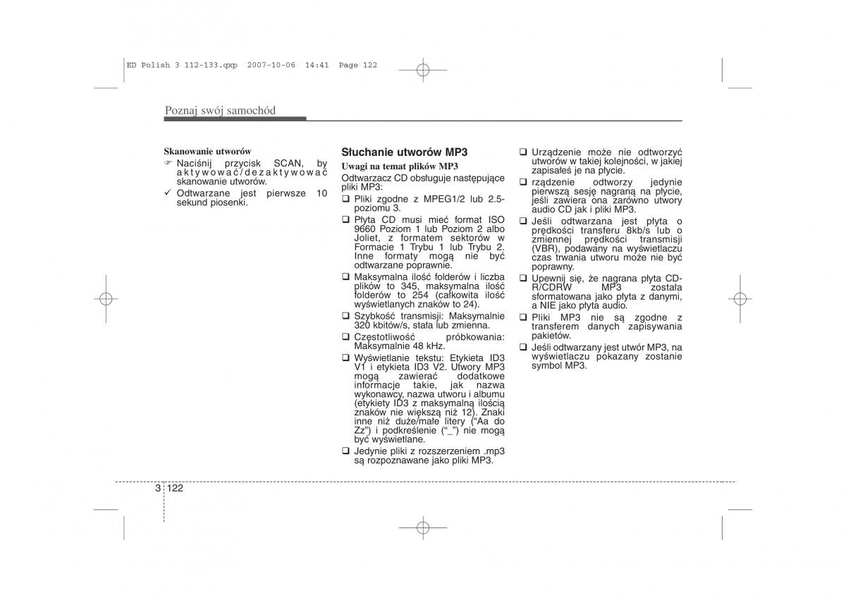 Kia Ceed I instrukcja obslugi / page 129