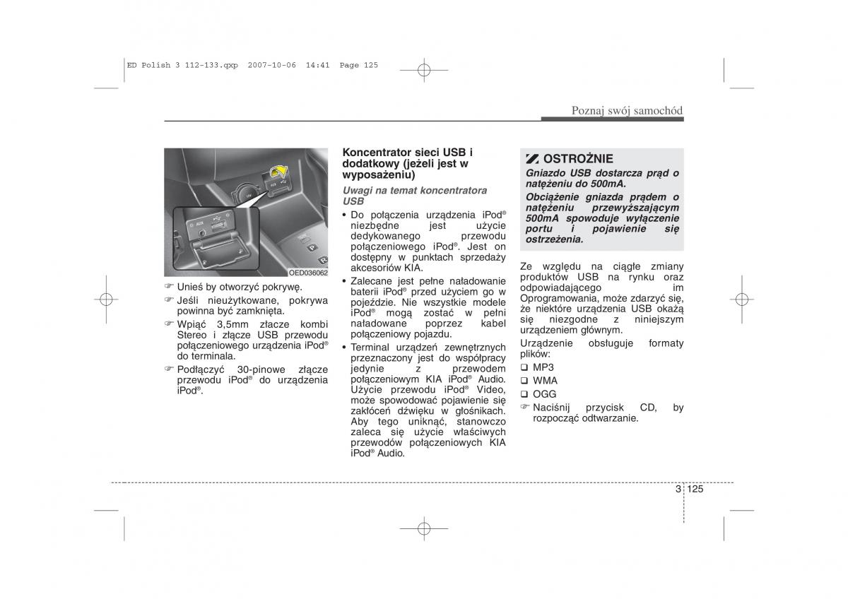 Kia Ceed I instrukcja obslugi / page 132