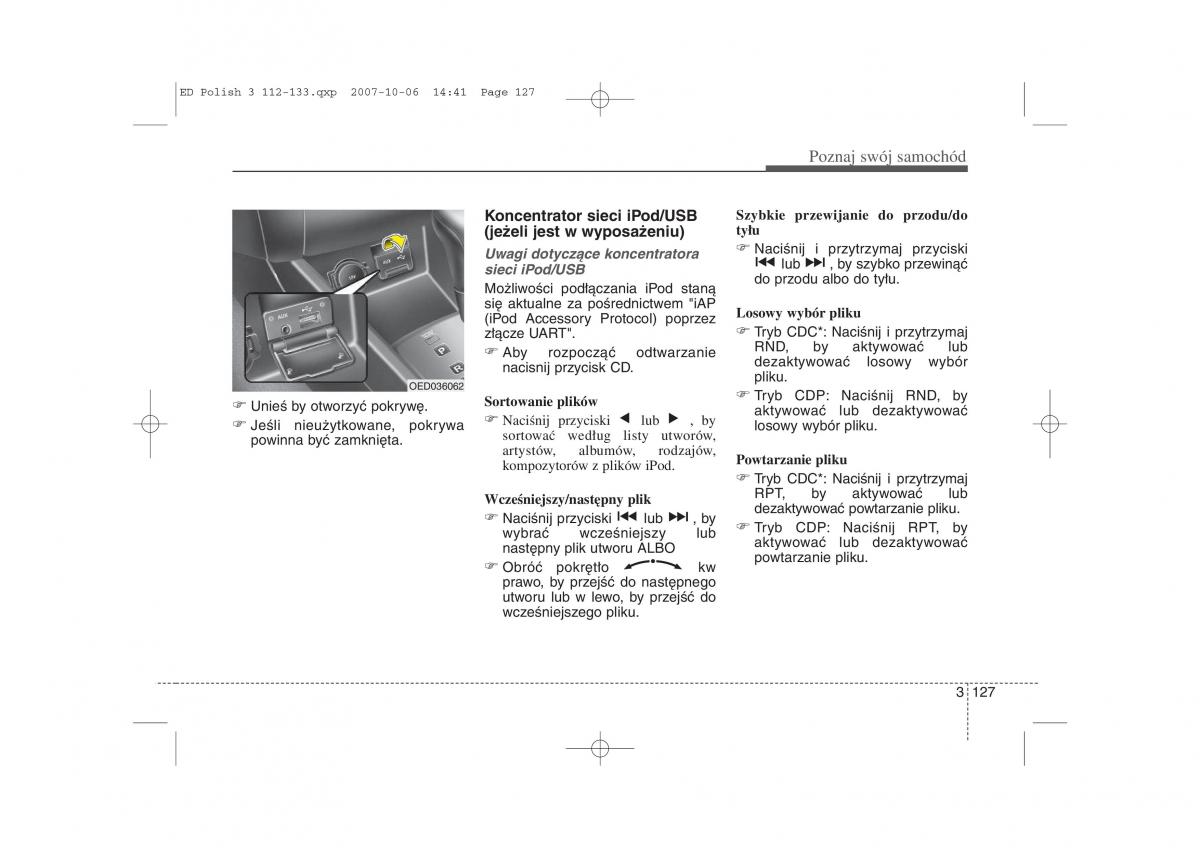 Kia Ceed I instrukcja obslugi / page 134