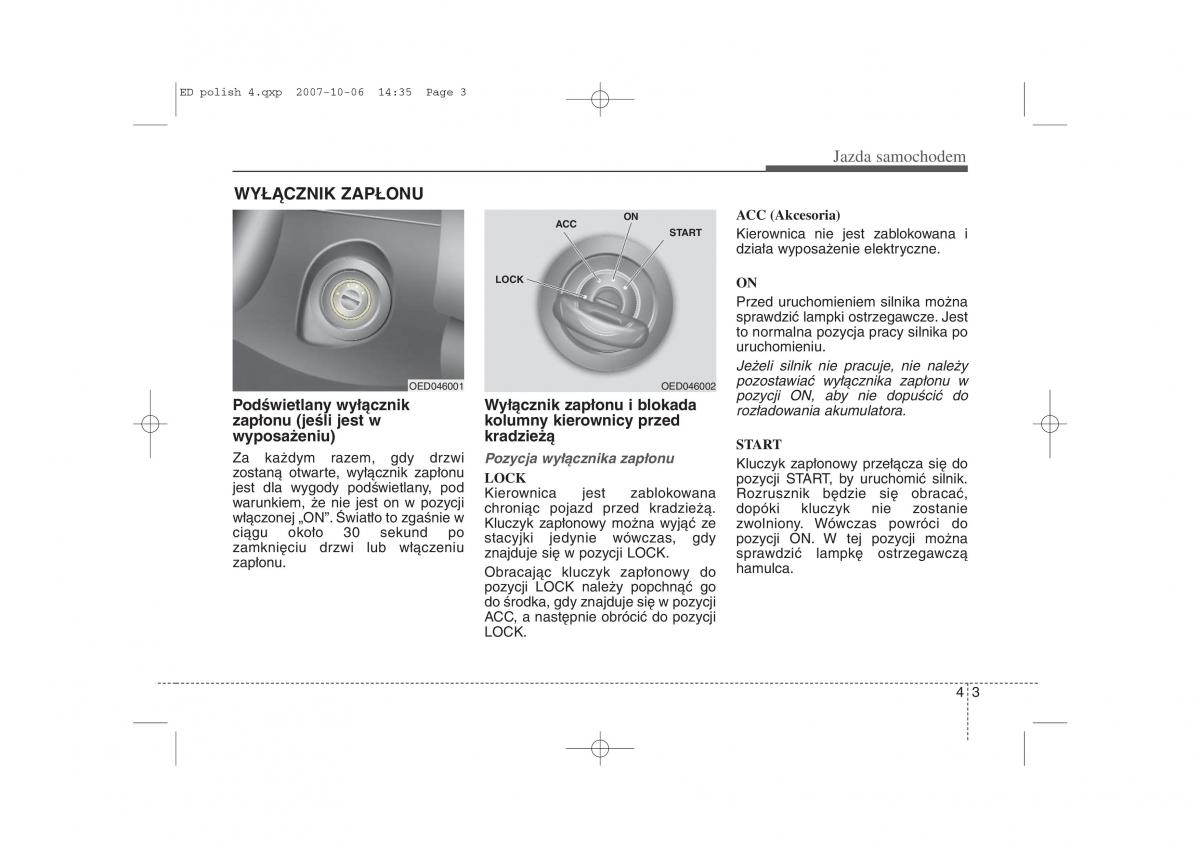 Kia Ceed I instrukcja obslugi / page 143