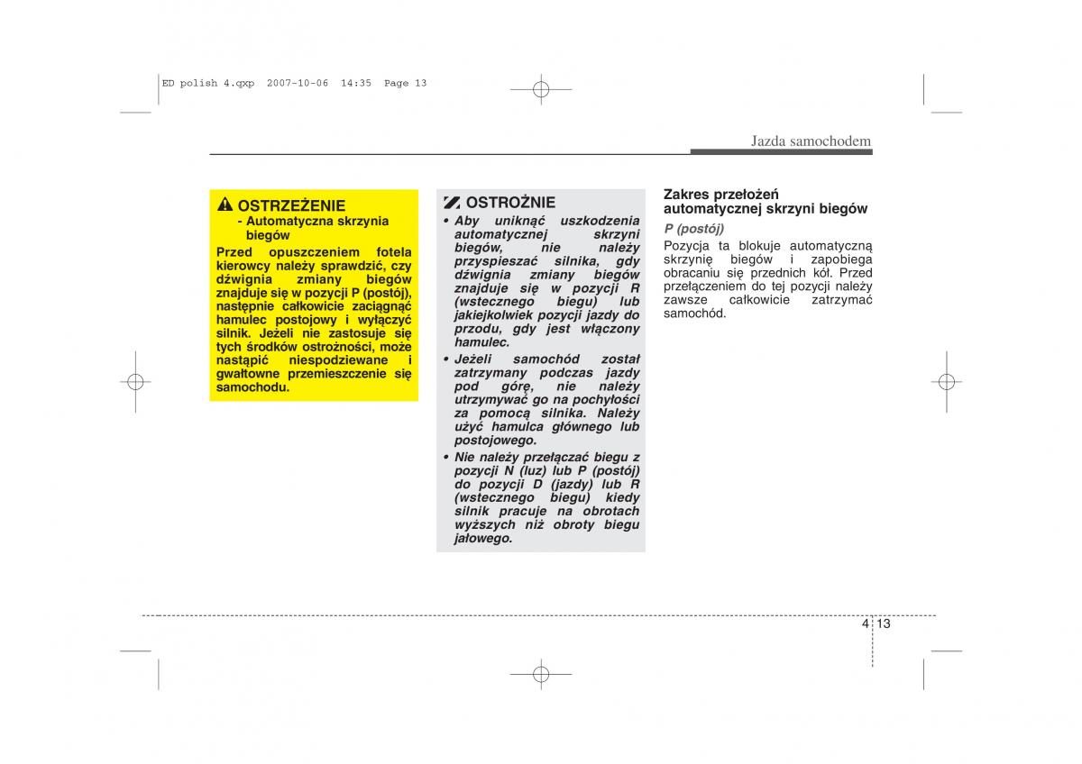 Kia Ceed I instrukcja obslugi / page 153