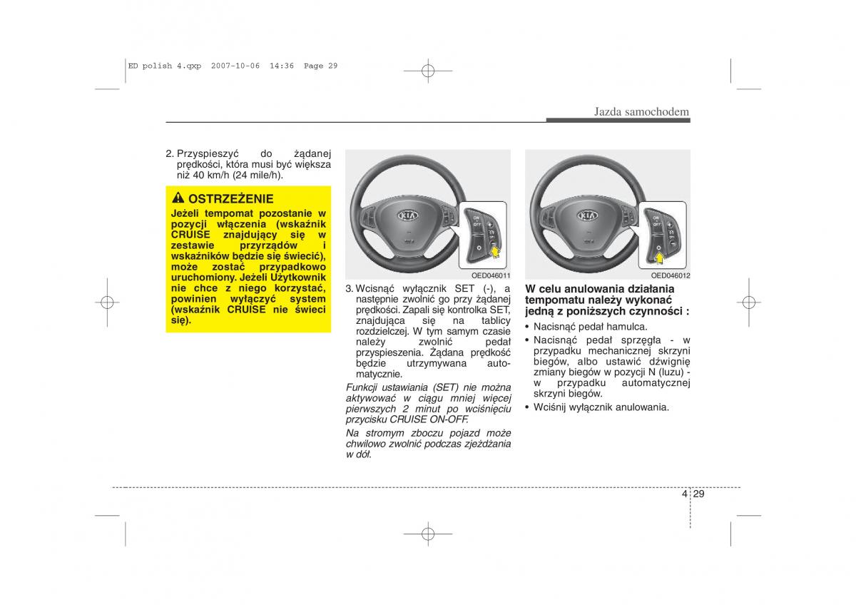 Kia Ceed I instrukcja obslugi / page 169