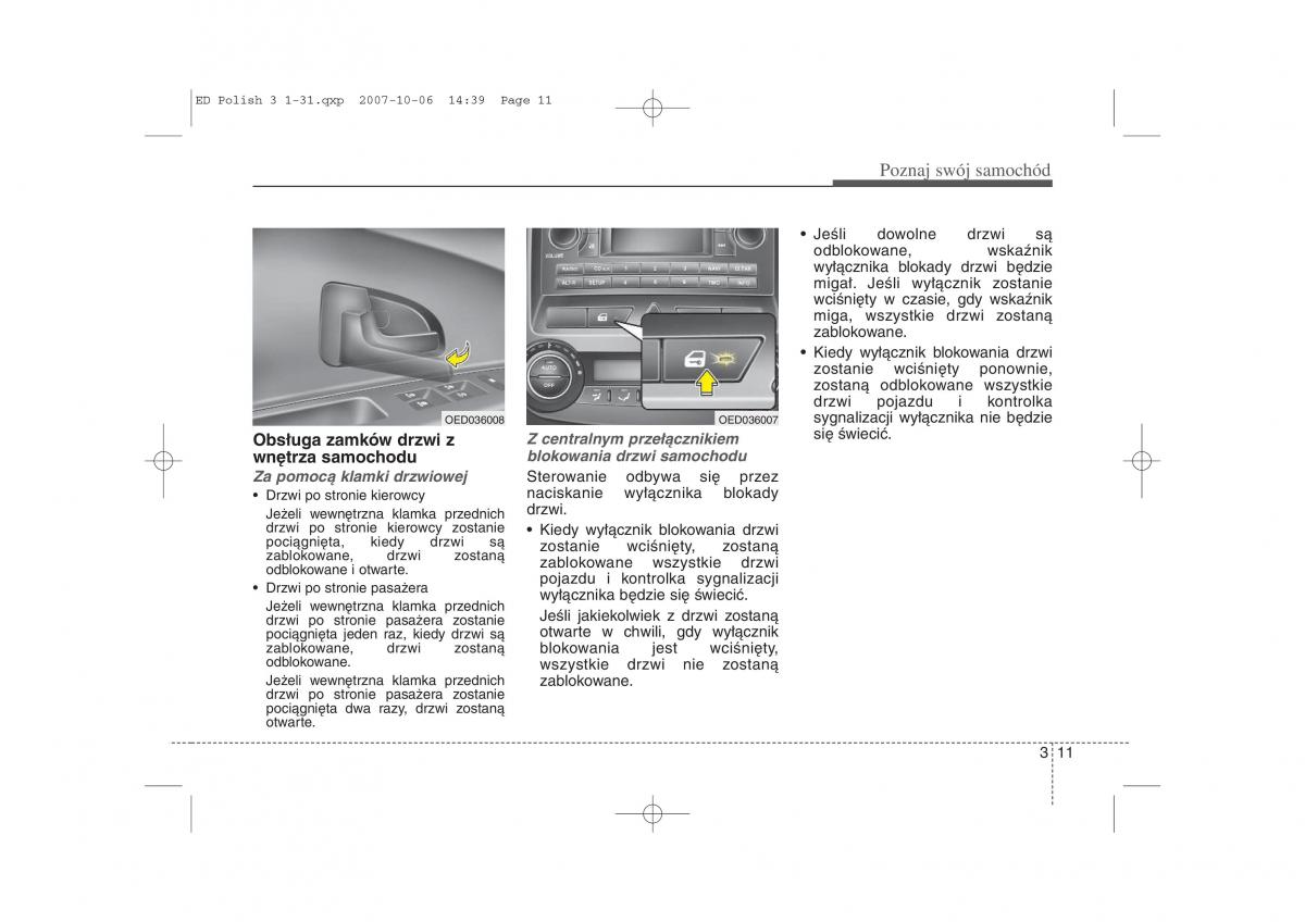 Kia Ceed I instrukcja obslugi / page 18