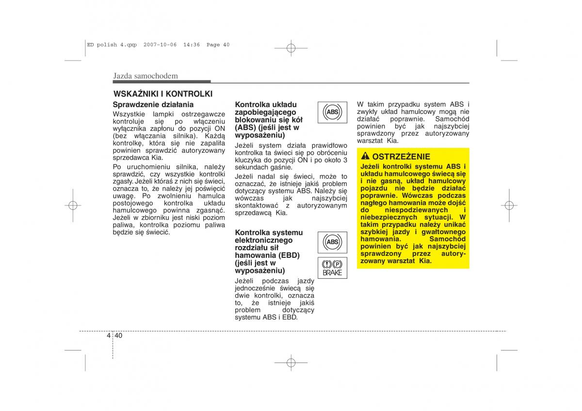 Kia Ceed I instrukcja obslugi / page 180