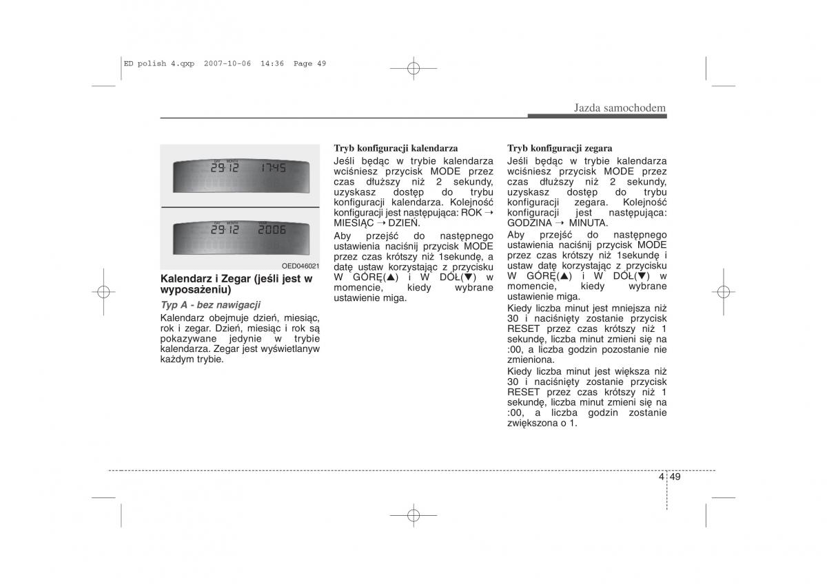 Kia Ceed I instrukcja obslugi / page 189