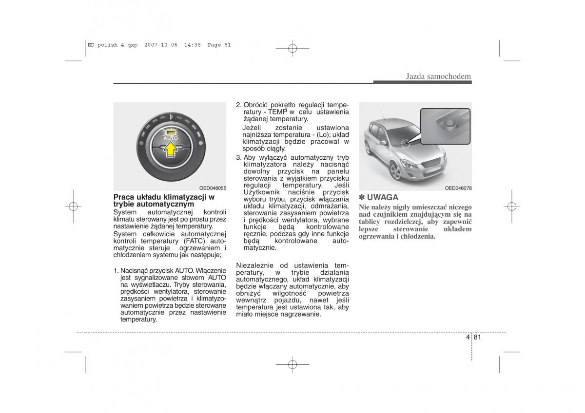 Kia Ceed I instrukcja obslugi / page 221