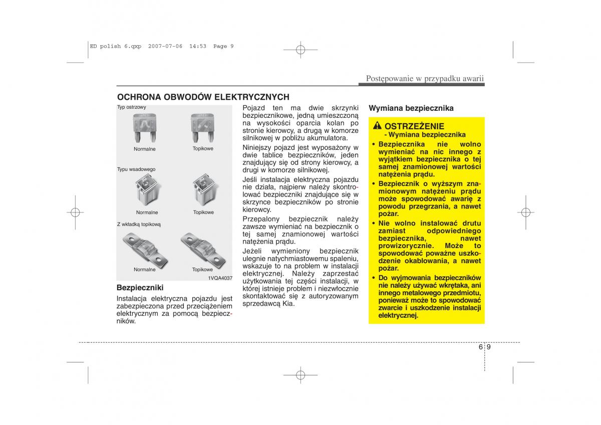 Kia Ceed I instrukcja obslugi / page 275