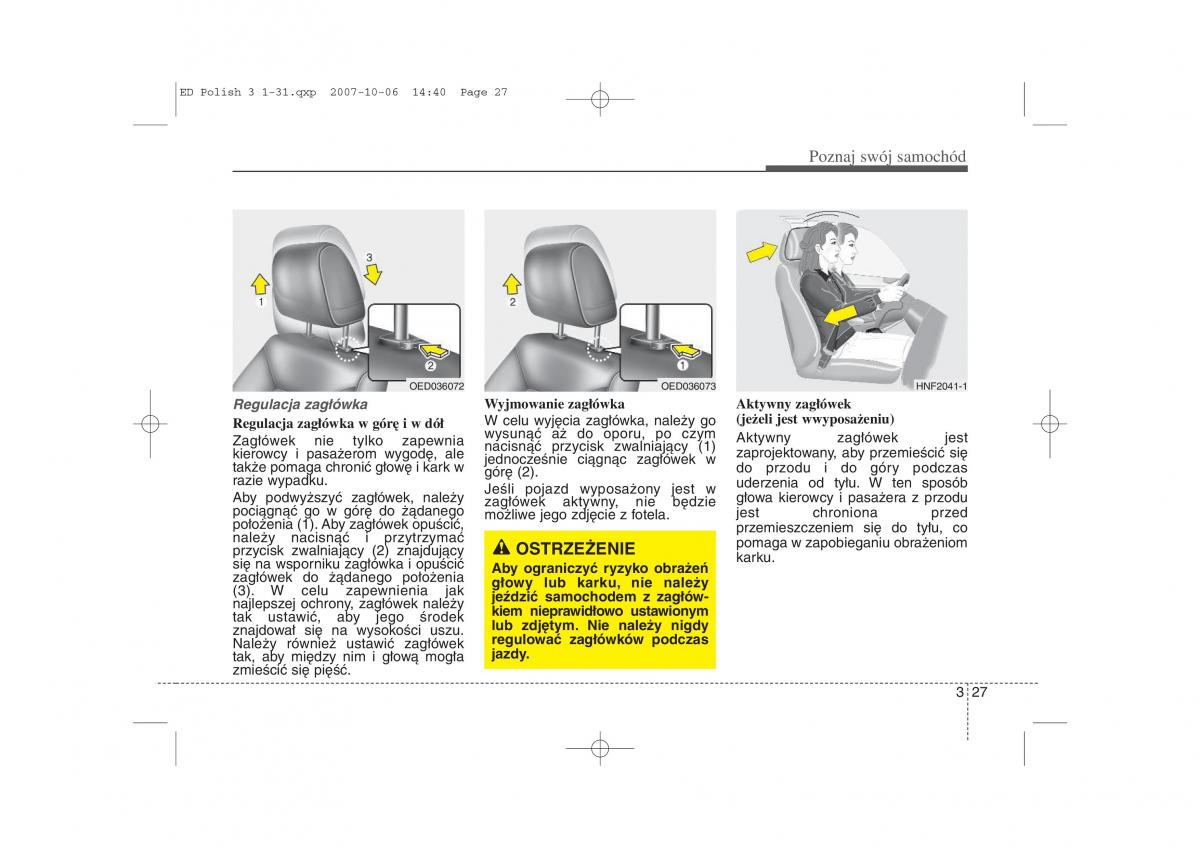 Kia Ceed I instrukcja obslugi / page 34