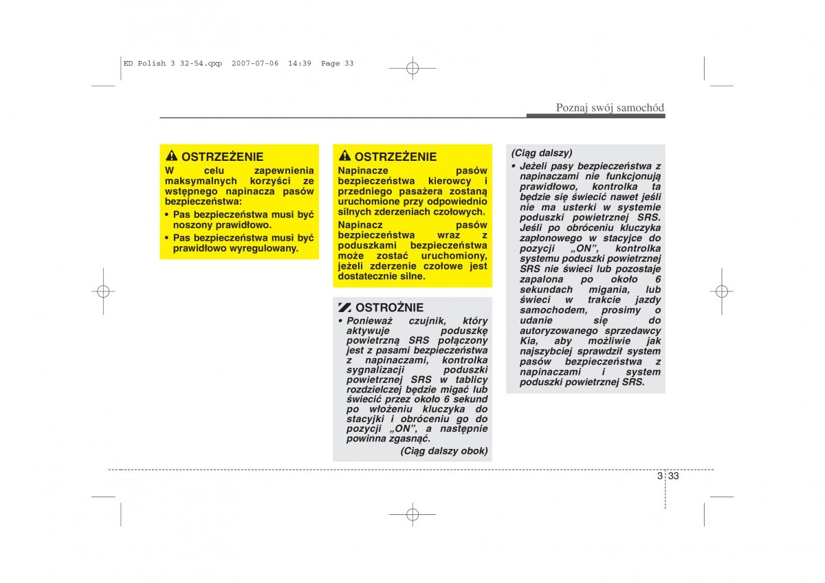 Kia Ceed I instrukcja obslugi / page 40