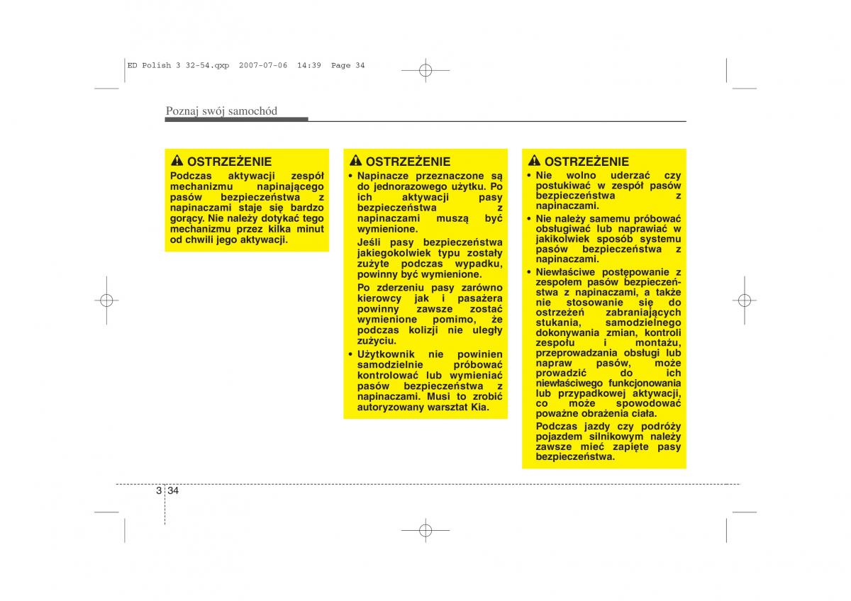 Kia Ceed I instrukcja obslugi / page 41