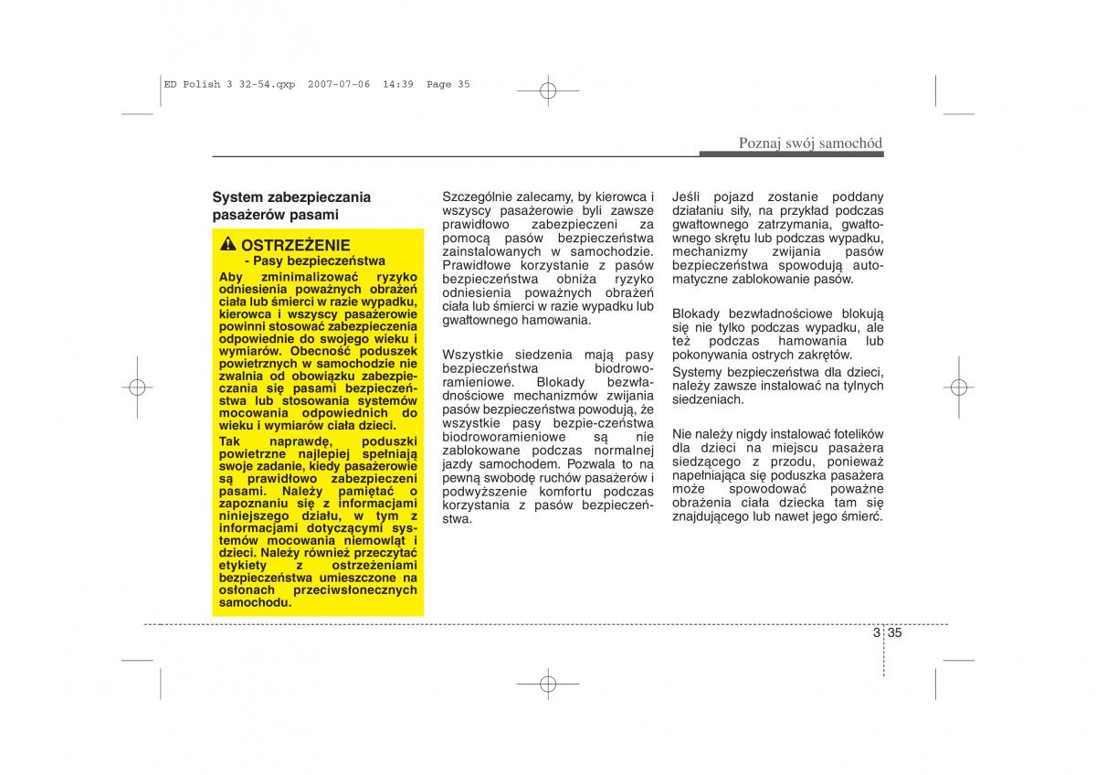 Kia Ceed I instrukcja obslugi / page 42