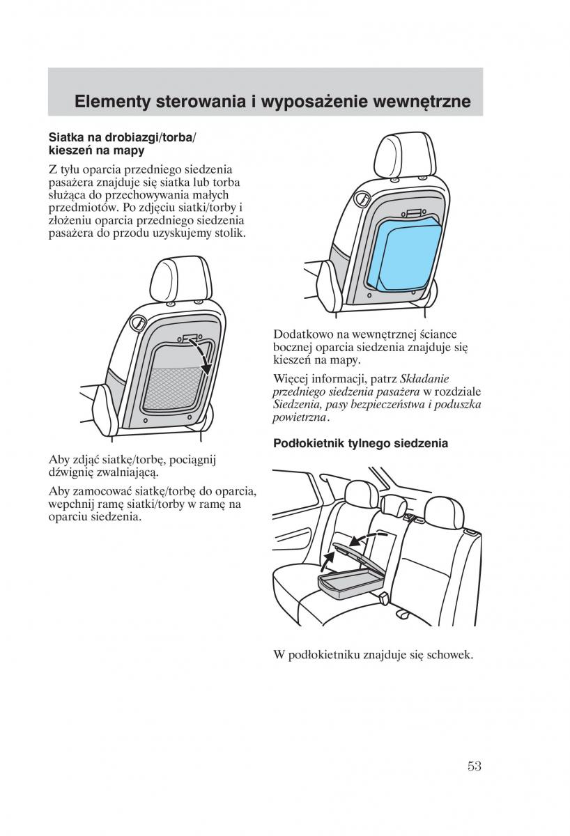 Ford Focus 1 I instrukcja obslugi / page 55