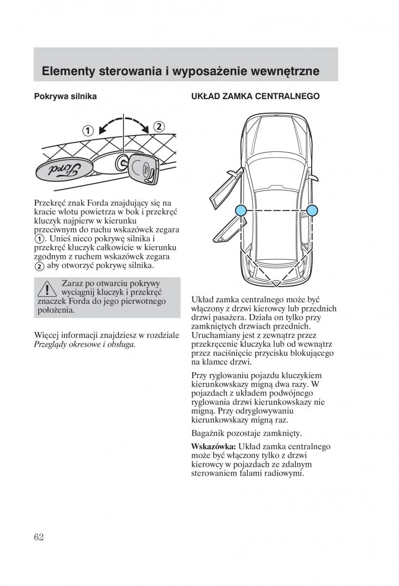 Ford Focus 1 I instrukcja obslugi / page 64